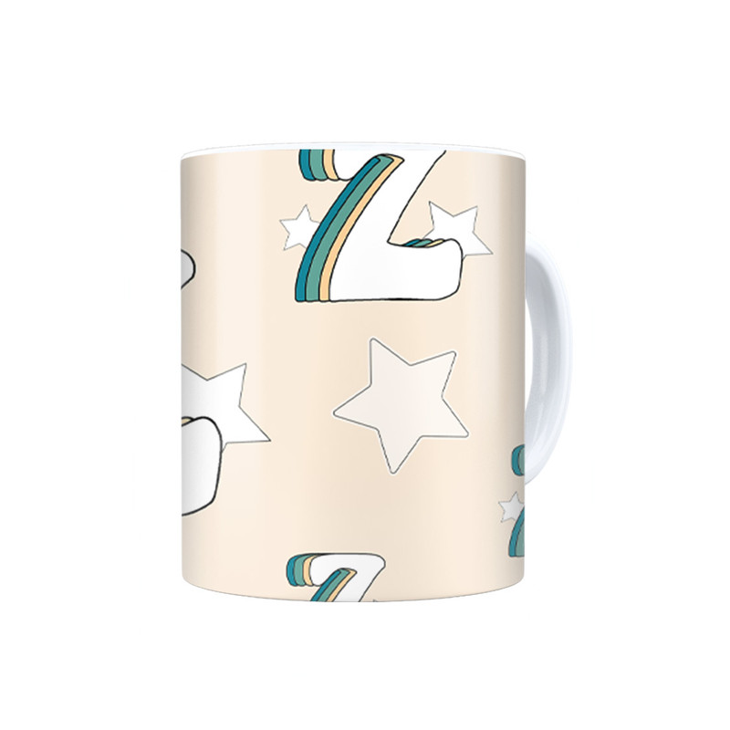 ماگ ترمه طراحان ایده مدل حرف Z رترو کد cfp2950