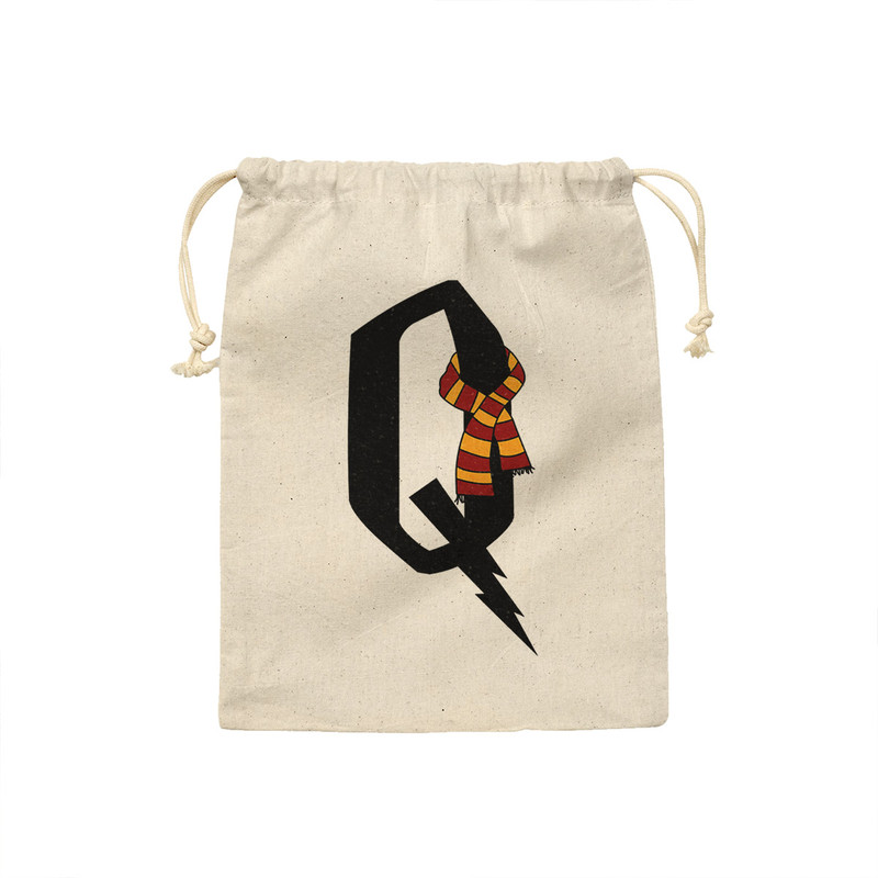 کیسه نان و سبزی ترمه طراحان ایده مدل حرف Q هری پاتر کد cfp3046 - S