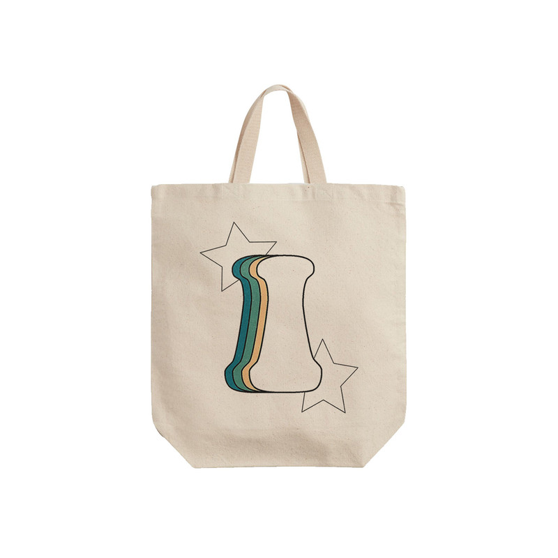 ساک خرید ترمه طراحان ایده مدل حرف I رترو کد cfp2933 - S