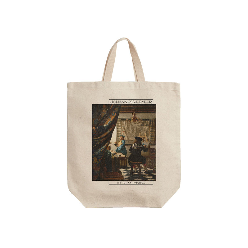 ساک خرید ترمه طراحان ایده مدل هنر نقاشی از ورمر کد art0577 - S