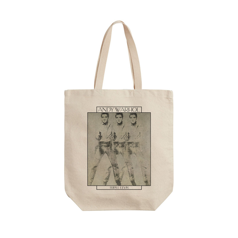 ساک خرید ترمه طراحان ایده مدل سه الویس از وارهول کد art0890 - L