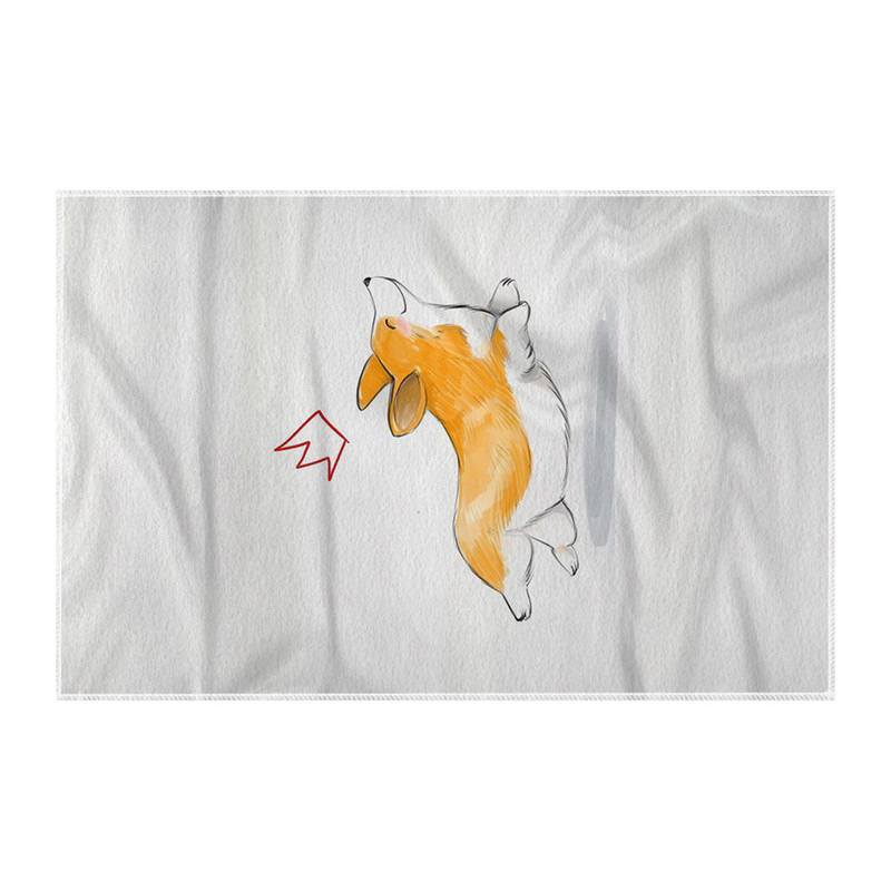 کاغذ کادو ترمه طراحان ایده مدل سگ خوشحال کد strm1104 