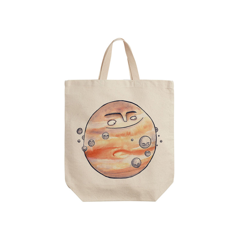 ساک خرید ترمه طراحان ایده مدل ماه خندان کد cfp1465 - S