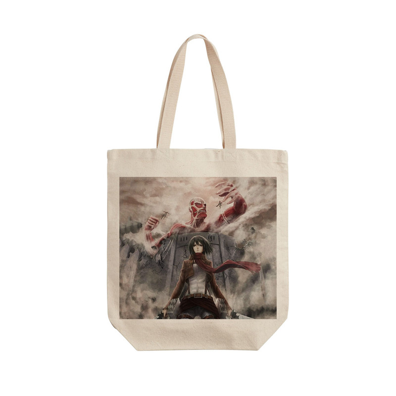 ساک خرید ترمه طراحان ایده مدل Attack on Titan کد strm0372 - L