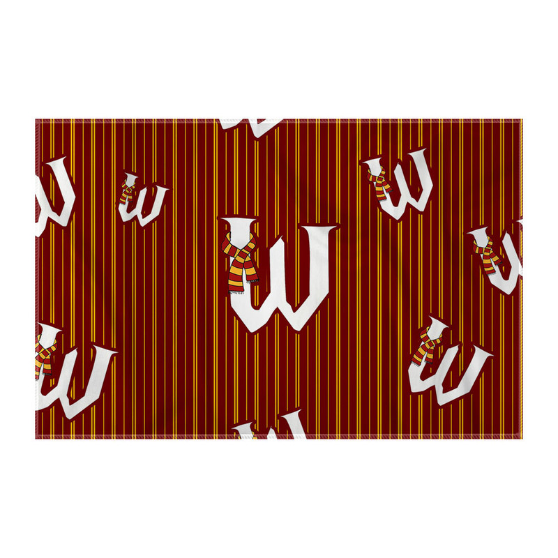 کاغذ کادو ترمه طراحان ایده مدل حرف W هری پاتر کد cfp3052