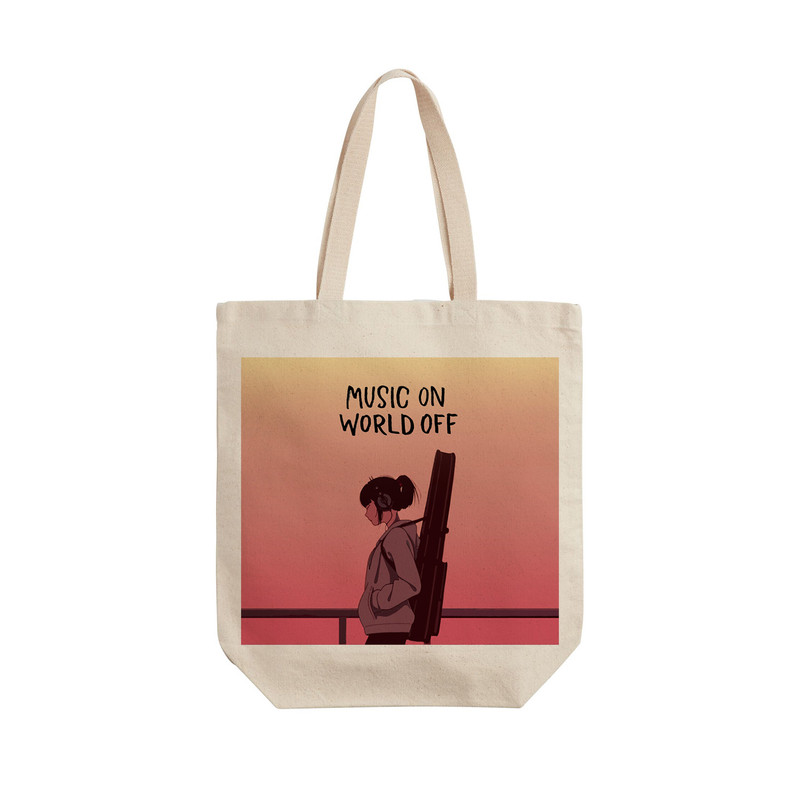 ساک خرید ترمه طراحان ایده مدل دختر موسیقی کد 0038 - L