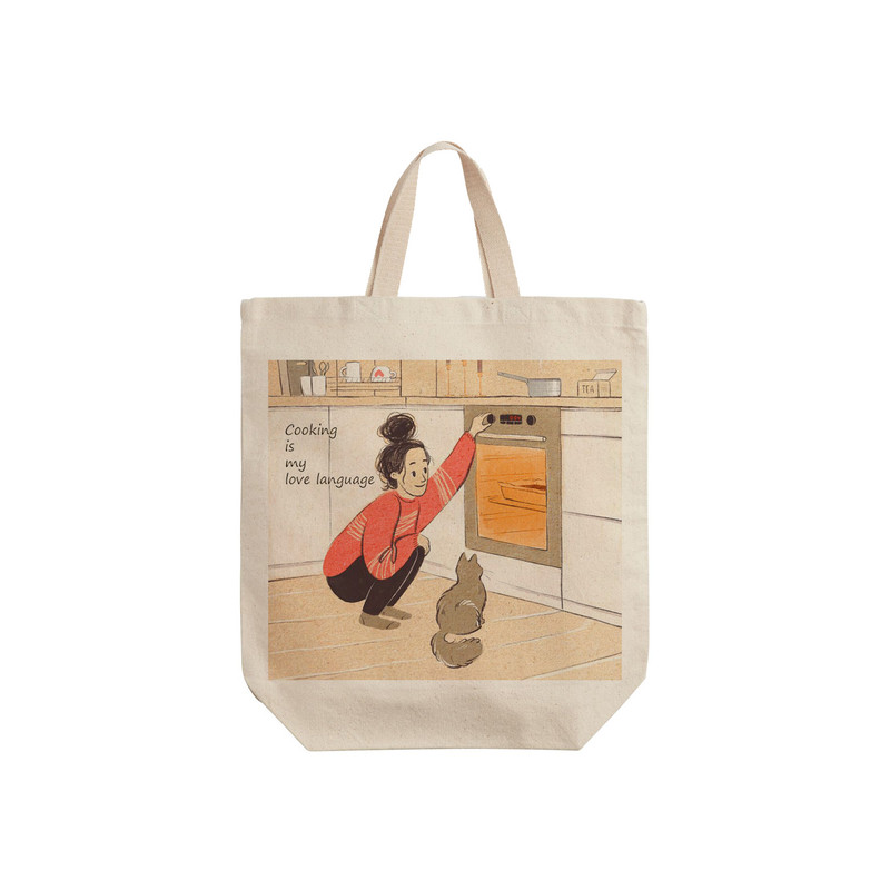 ساک خرید ترمه طراحان ایده مدل پترن اشپزی کد 0059 - S