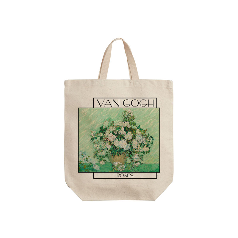 ساک خرید ترمه طراحان ایده مدل رزها از ونگوگ کد art021 - s