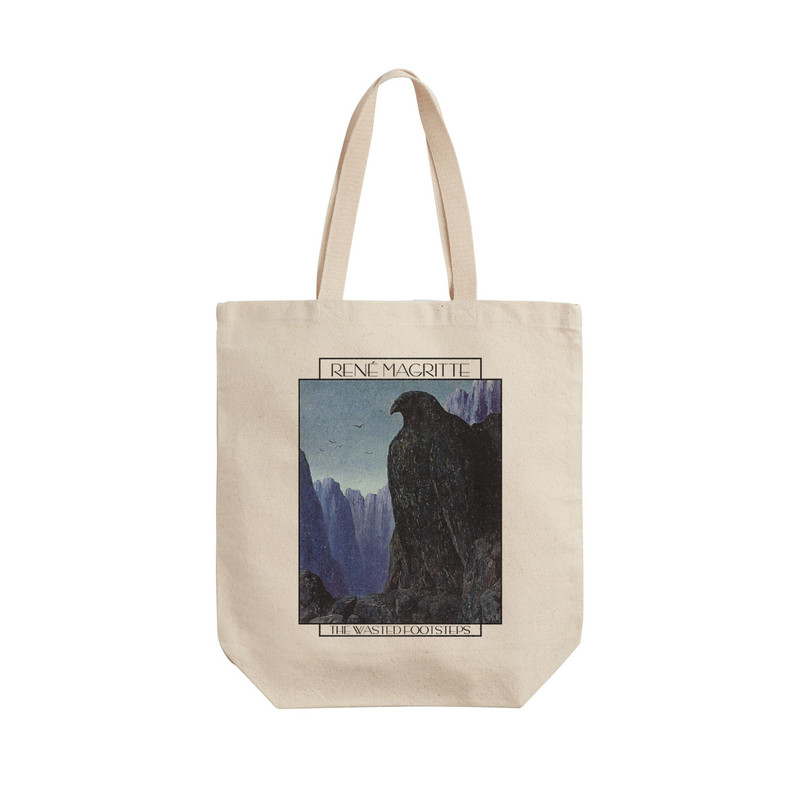 ساک خرید ترمه طراحان ایده مدل ردپای تلف شده از ماگریت کد art0491 - L