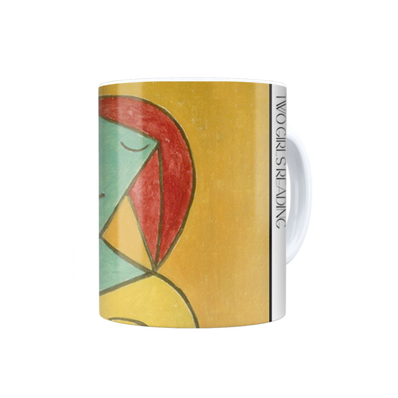 ماگ ترمه طراحان ایده مدل دو دختر در حال مطالعه از پیکاسو کد art0309