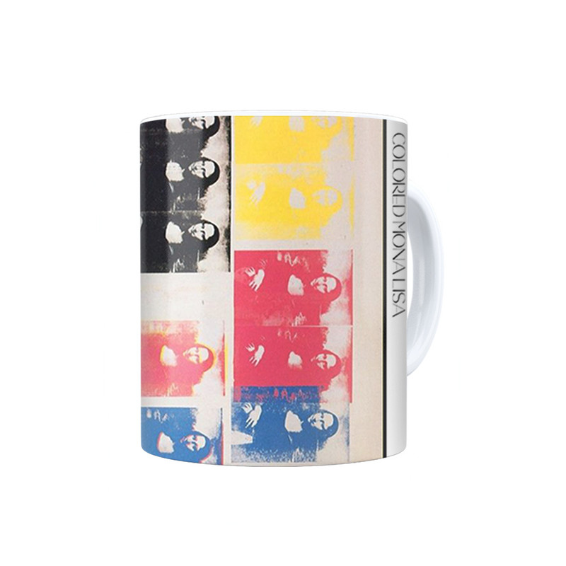 ماگ ترمه طراحان ایده مدل مونالیزای رنگی از وارهول کد art0820