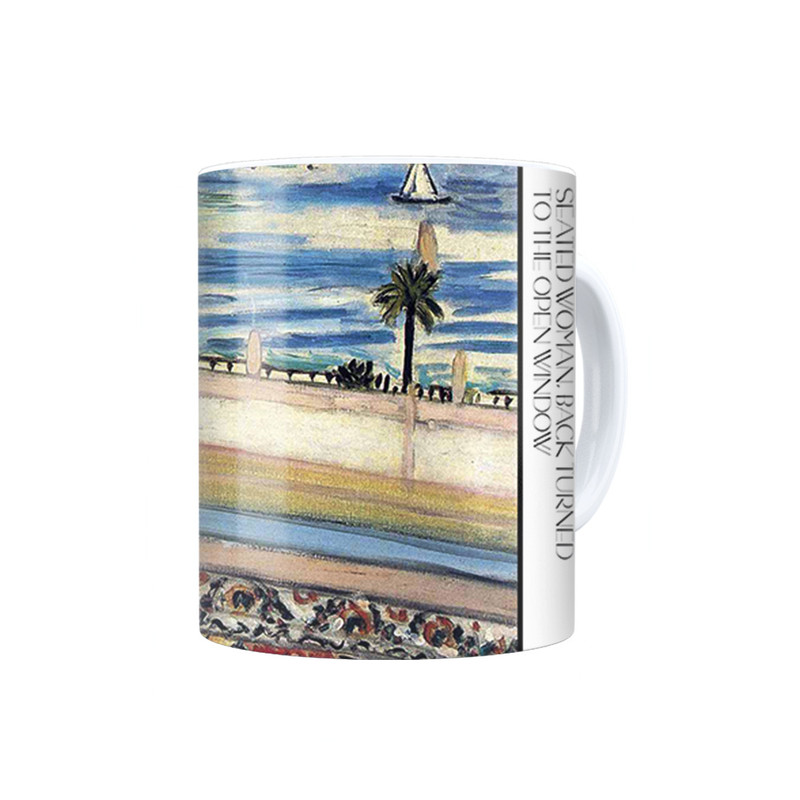 ماگ ترمه طراحان ایده مدل زن نشسته جلوی پنجره باز ماتیس کد art0652