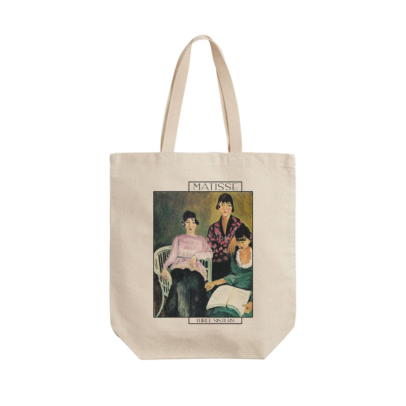 ساک خرید ترمه طراحان ایده مدل سه خواهر از ماتیس کد art0689 - L