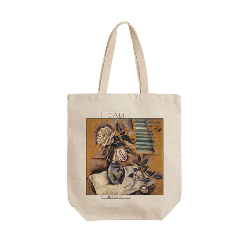 ساک خرید ترمه طراحان ایده مدل دسته گل از دالی کد art0712 - L