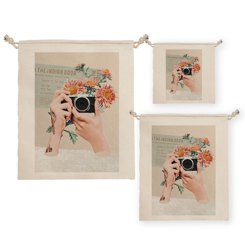 نظم دهنده ترمه طراحان ایده مدل کیسه بنددار دوربین عکاسی کد job0006 بسته سه عددی