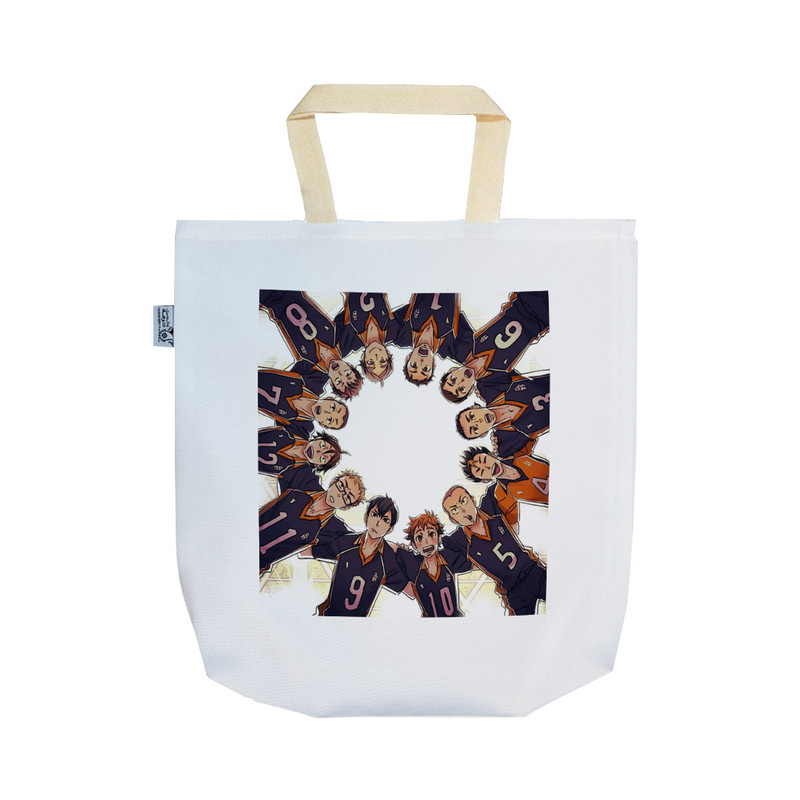 ساک خرید  ترمه طراحان ایده مدل انیمه آبشار سرنوشت Haikyu کد strm0592 - S