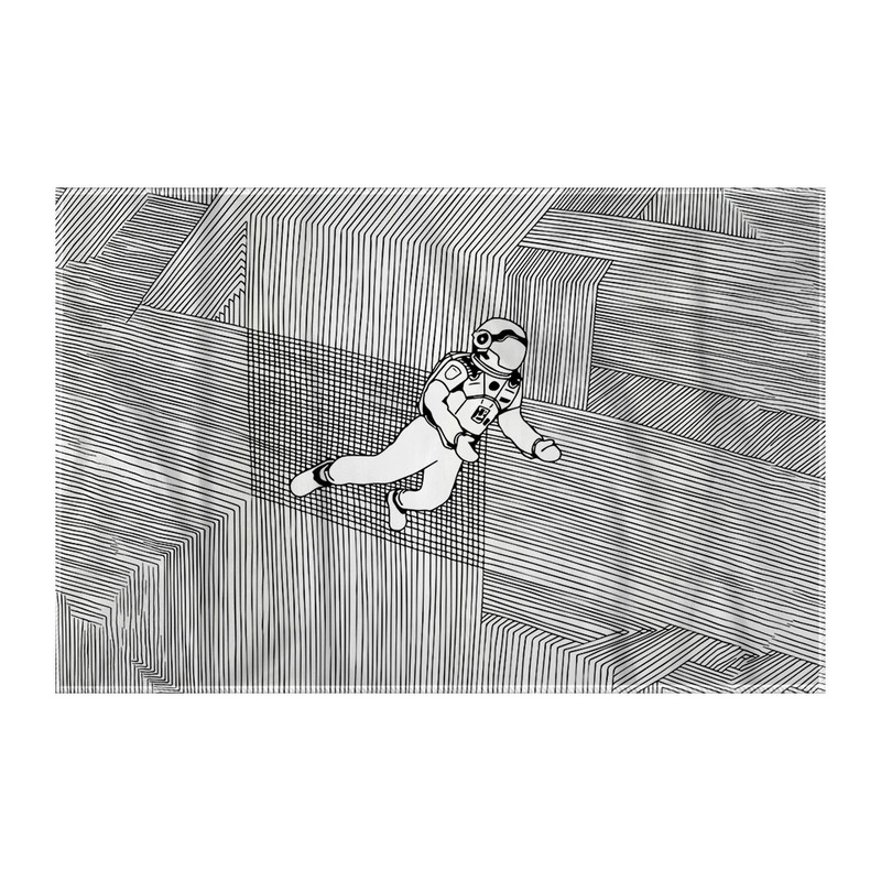 کاغذ کادو ترمه طراحان ایده مدل جهان های موازی میان ستاره ای Interstellar کد cfp1995