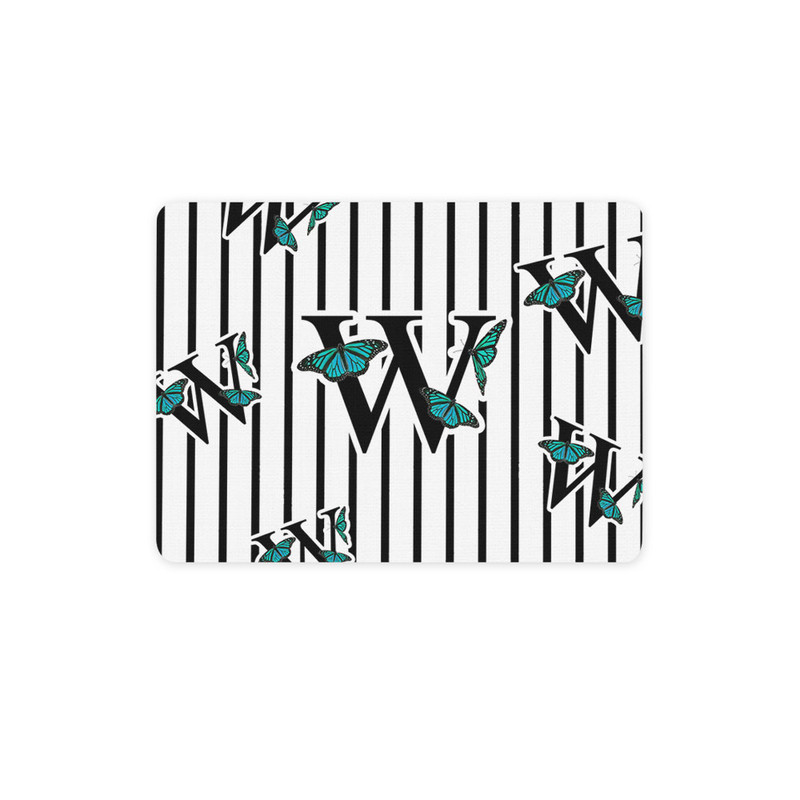 ماوس پد ترمه طراحان ایده مدل حرف W پروانه ای کد cfp3025