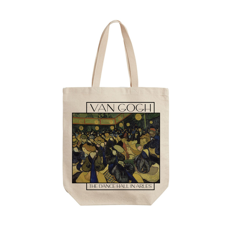 ساک خرید ترمه طراحان ایده مدل تالار رقص از ونگوگ کد 0048 - L