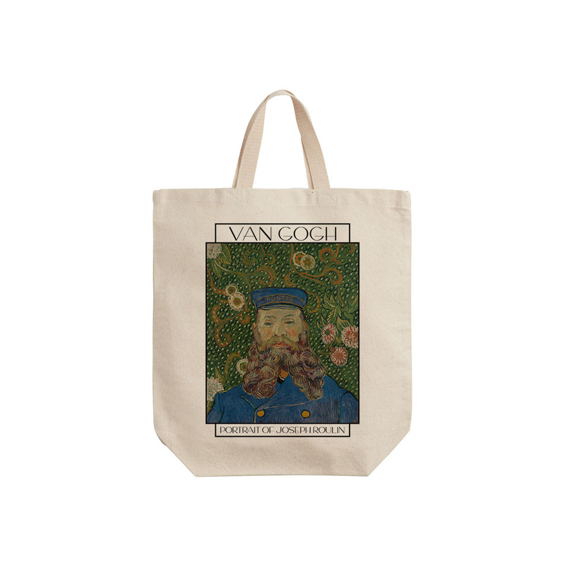 ساک خرید ترمه طراحان ایده مدل پرتره جوزف رولین از ونگوگ کد 0054 - S