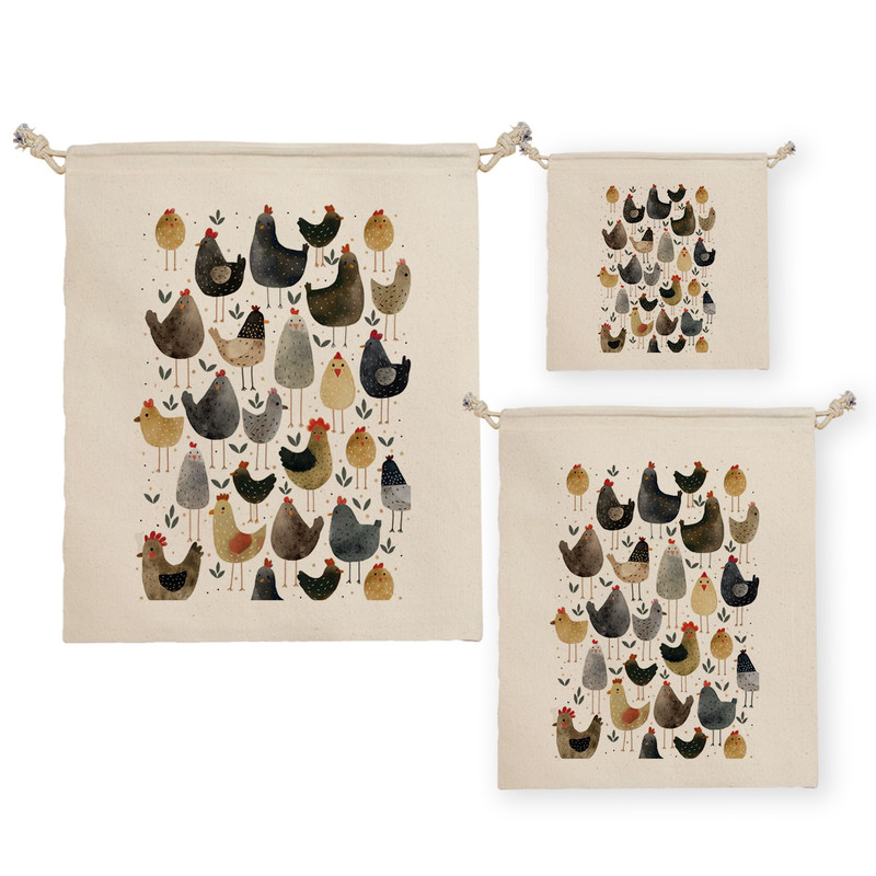 نظم دهنده ترمه طراحان ایده مدل طرح مزرعه و مرغ کد strm1130 مجموعه سه عددی