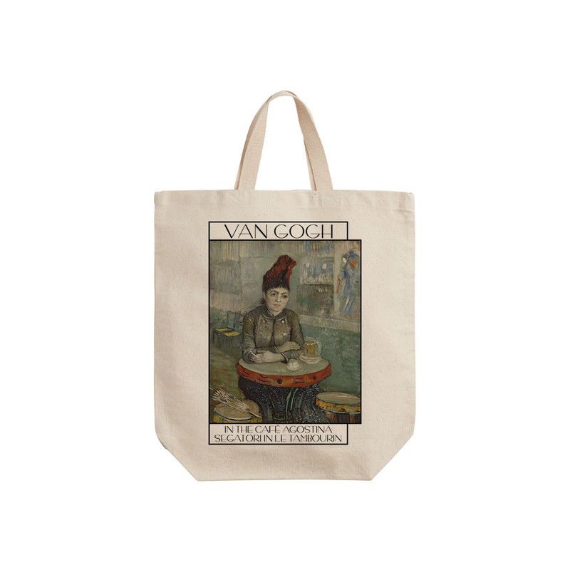 ساک خرید ترمه طراحان ایده مدل کافه آگوستینا از ونگوگ کد 0060 - S