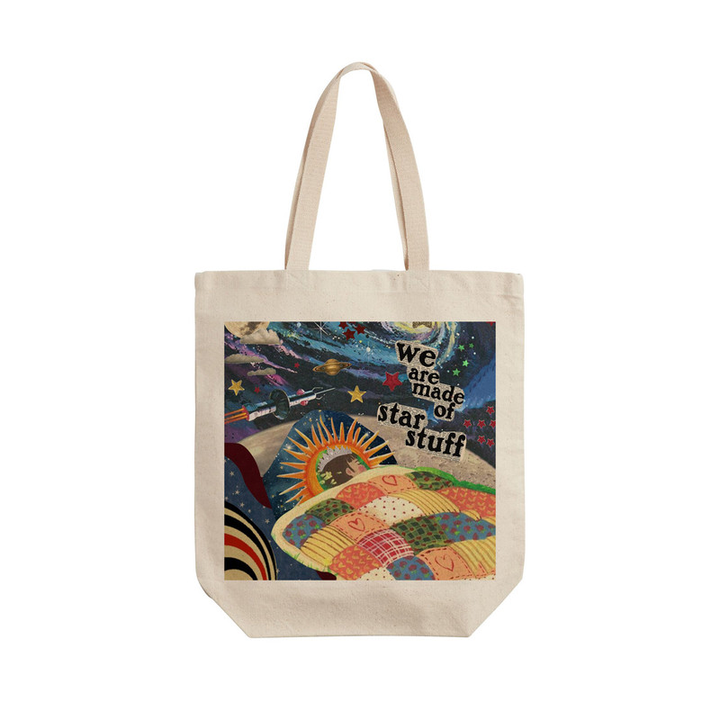 ساک خرید ترمه طراحان ایده طرح کهکشانی کد strm0653 - L