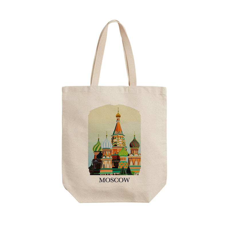 ساک خرید ترمه طراحان ایده طرح مسکو کد strm0656 - L