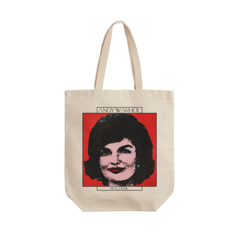 ساک خرید ترمه طراحان ایده مدل جکی قرمز از وارهول کد art0870 - L