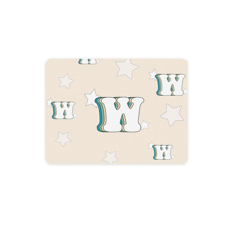 ماوس پد ترمه طراحان ایده مدل حرف W رترو کد cfp2947