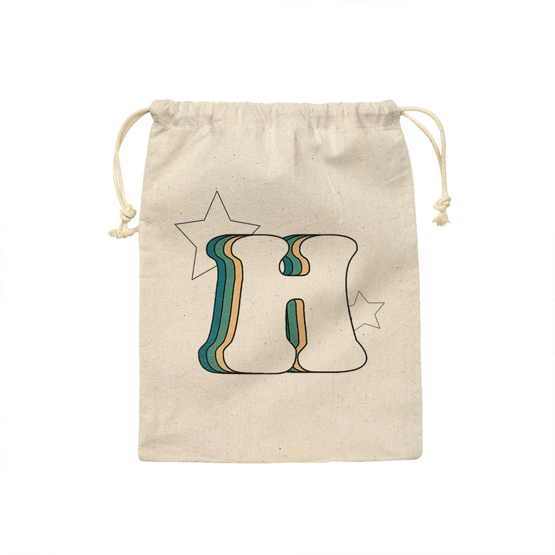 کیسه نان و سبزی ترمه طراحان ایده مدل حرف H رترو کد cfp2932 - M