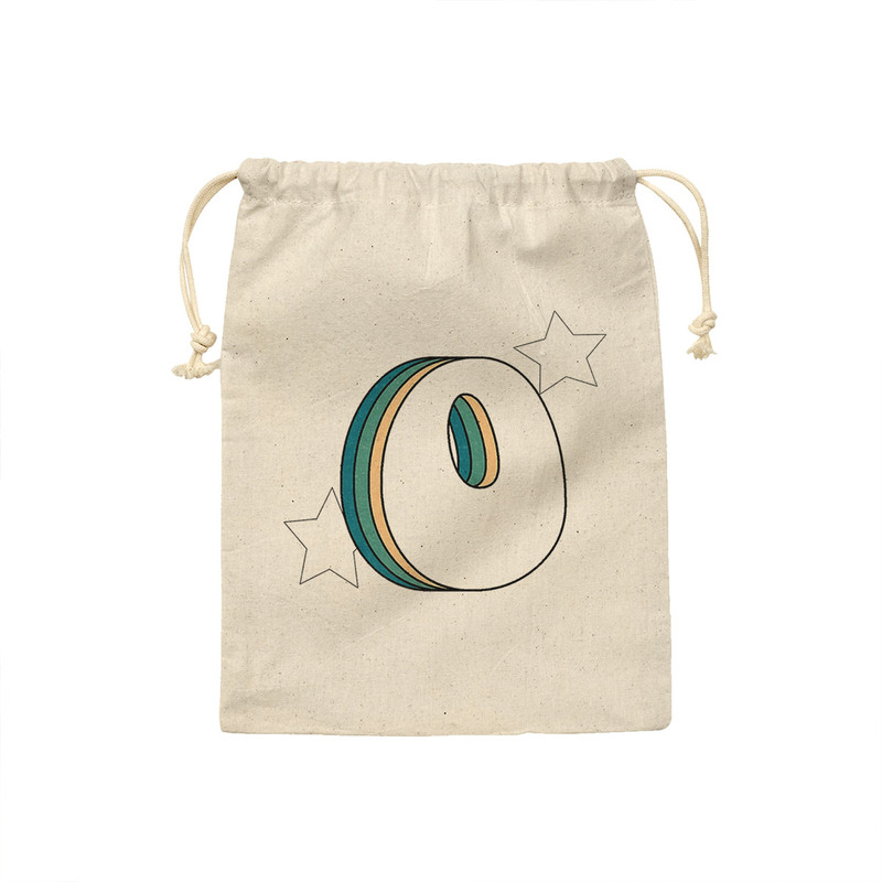 کیسه نان و سبزی ترمه طراحان ایده مدل حرف O رترو کد cfp2939 - M