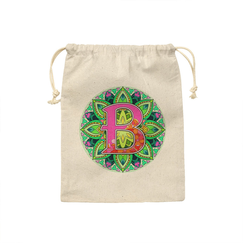 کیسه نان و سبزی ترمه طراحان ایده مدل حرف B ماندالا کد cfp2952 - M