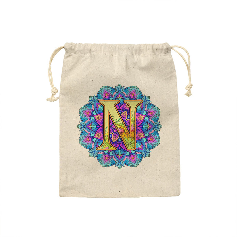 کیسه نان و سبزی ترمه طراحان ایده مدل حرف N ماندالا کد cfp2964 - M