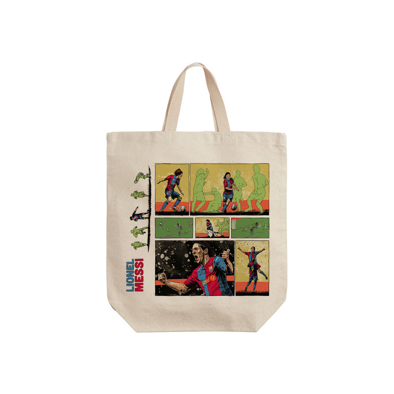 ساک خرید ترمه طراحان ایده مدل پترن لیونل مسی کد strm0806 - S