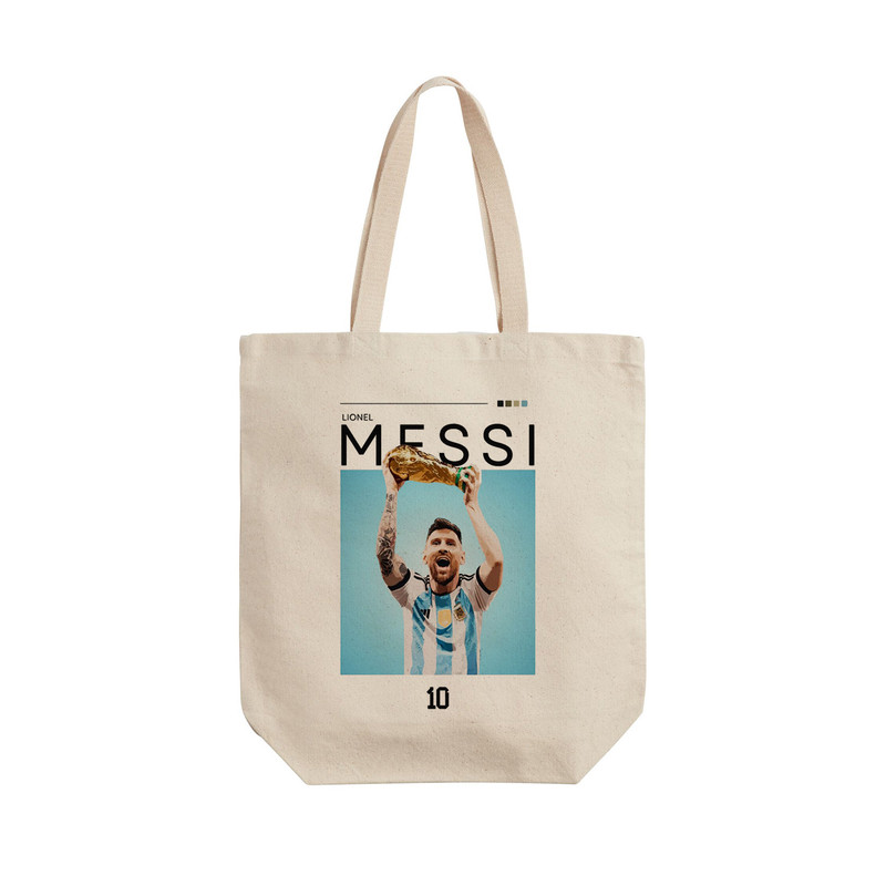 ساک خرید ترمه طراحان ایده مدل پترن لیونل مسی کد strm0800 - L