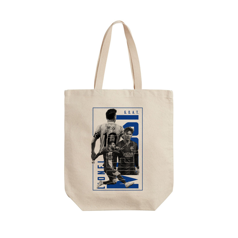 ساک خرید ترمه طراحان ایده مدل پترن لیونل مسی کد strm0804 - L