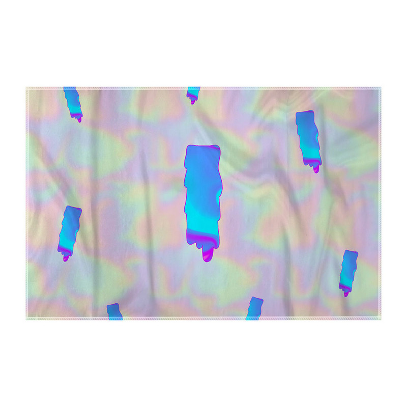 کاغذ کادو ترمه طراحان ایده مدل حرف I هولوگرامی کد cfp2985