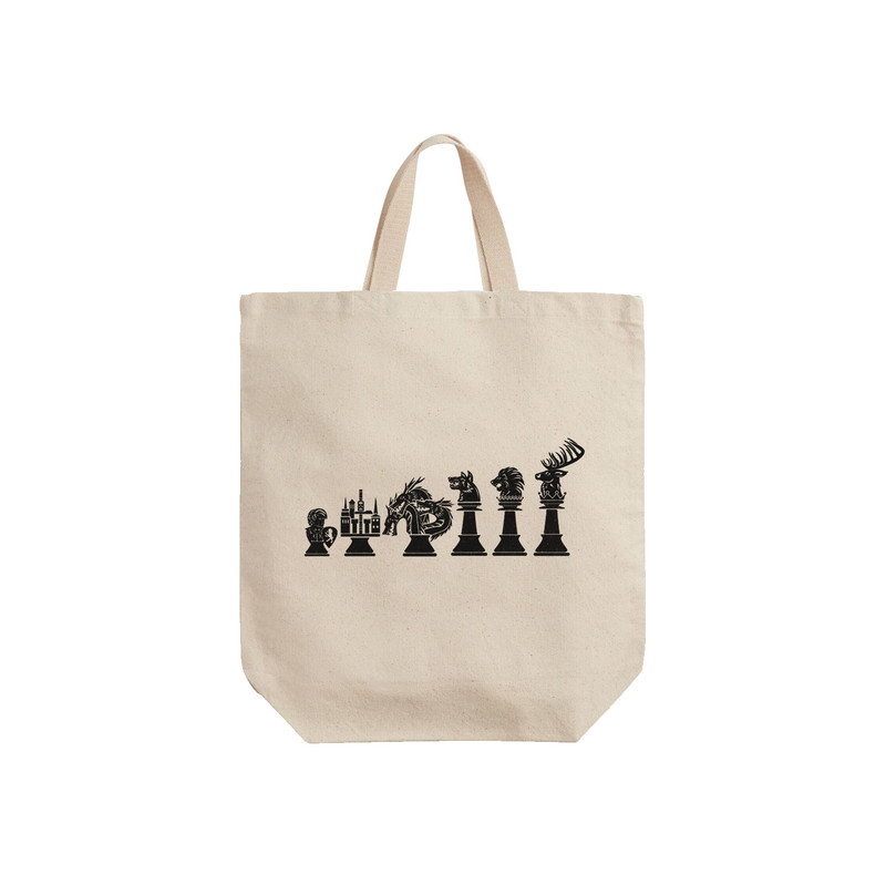 ساک خرید ترمه طراحان ایده مدل مهره های شطرنج کد cfp1227 - S