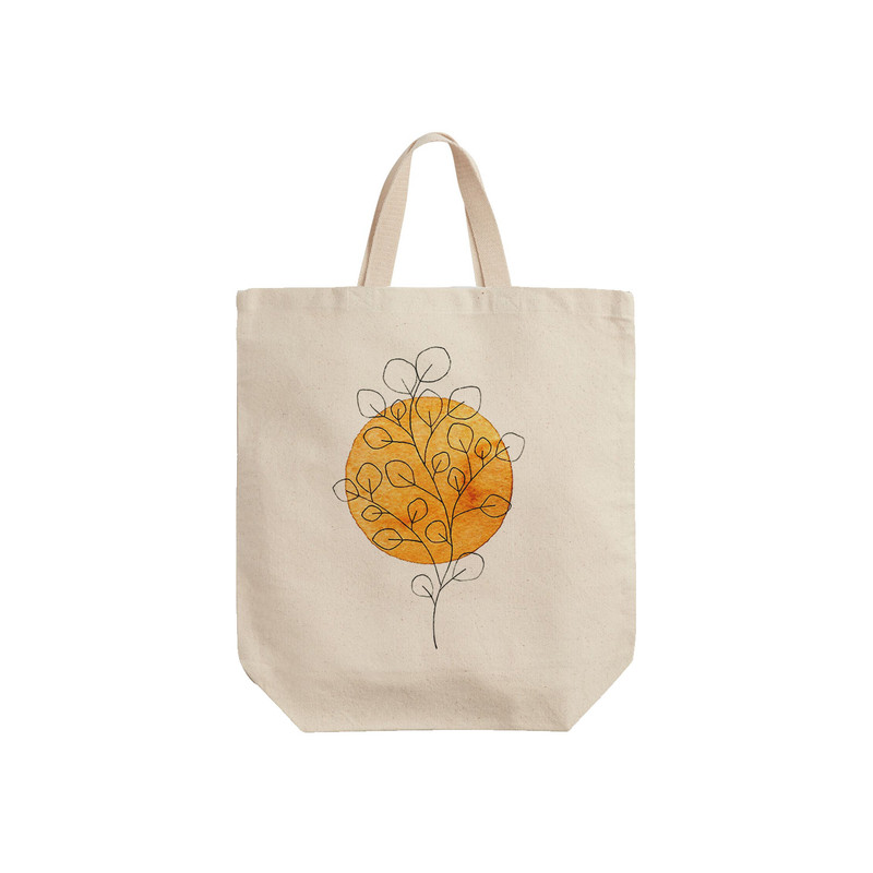 ساک خرید ترمه طراحان ایده مدل شاخه پاییزی کد cfp2132 - S