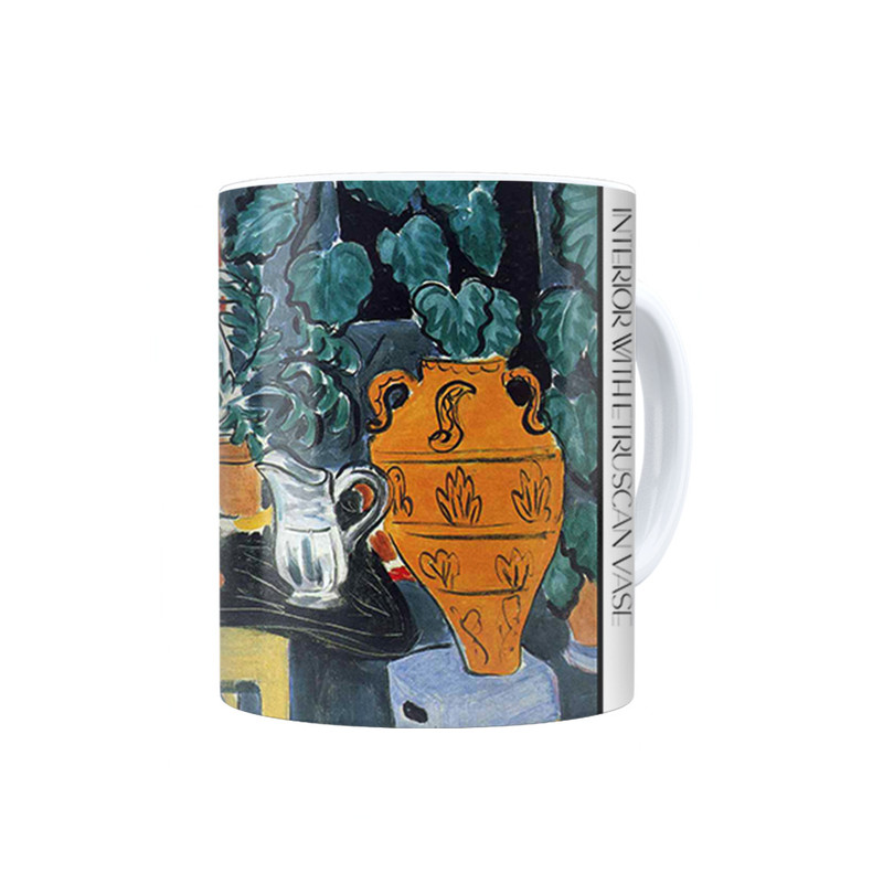 ماگ ترمه طراحان ایده مدل نمای داخلی با گلدان رومی از ماتیس کد art0614