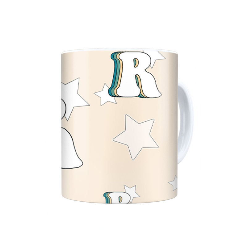 ماگ ترمه طراحان ایده مدل حرف R رترو کد cfp2942