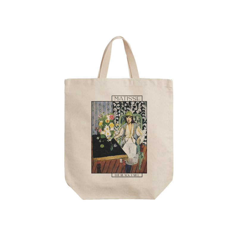 ساک خرید ترمه طراحان ایده مدل میز مشکی از ماتیس کد art0669 - S