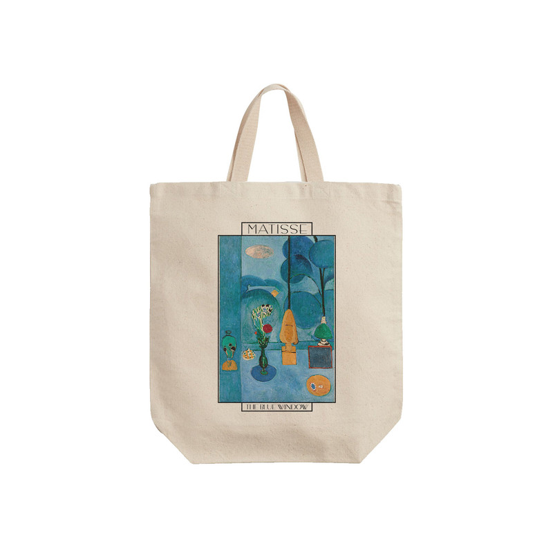 ساک خرید ترمه طراحان ایده مدل پنجره آبی از ماتیس کد art0670 - S