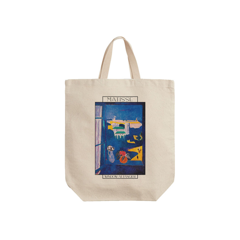 ساک خرید ترمه طراحان ایده مدل پنجره ای رو به طنجه از ماتیس کد art0690 - S