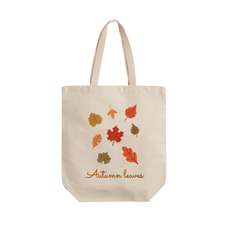 ساک خرید ترمه طراحان ایده مدل برگ های پاییزی کد cfp2151 - L