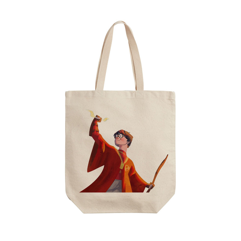 ساک خرید ترمه طراحان ایده مدل هری پاتر قهرمان کد cfp1581 - L