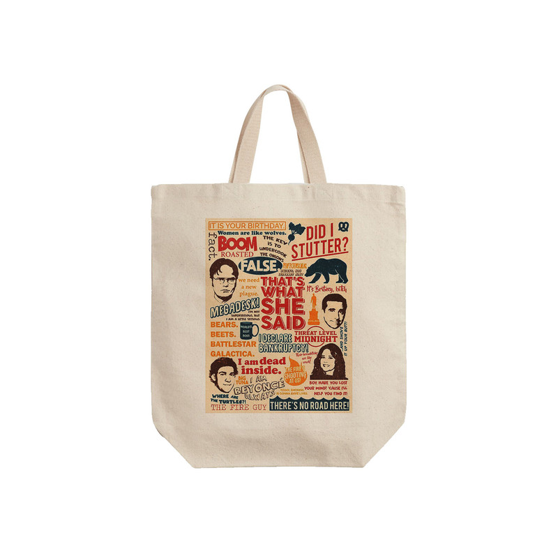 ساک خرید ترمه طراحان ایده مدل سریال آفیس کد cfp2549 - S