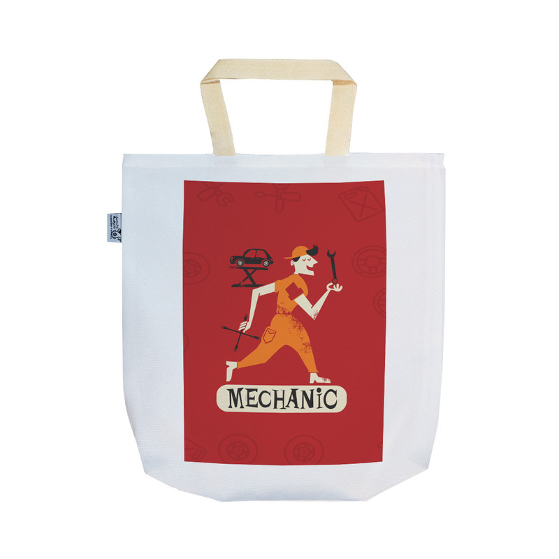 ساک خرید ترمه طراحان ایده مدل مکانیک کد job0068 - SS