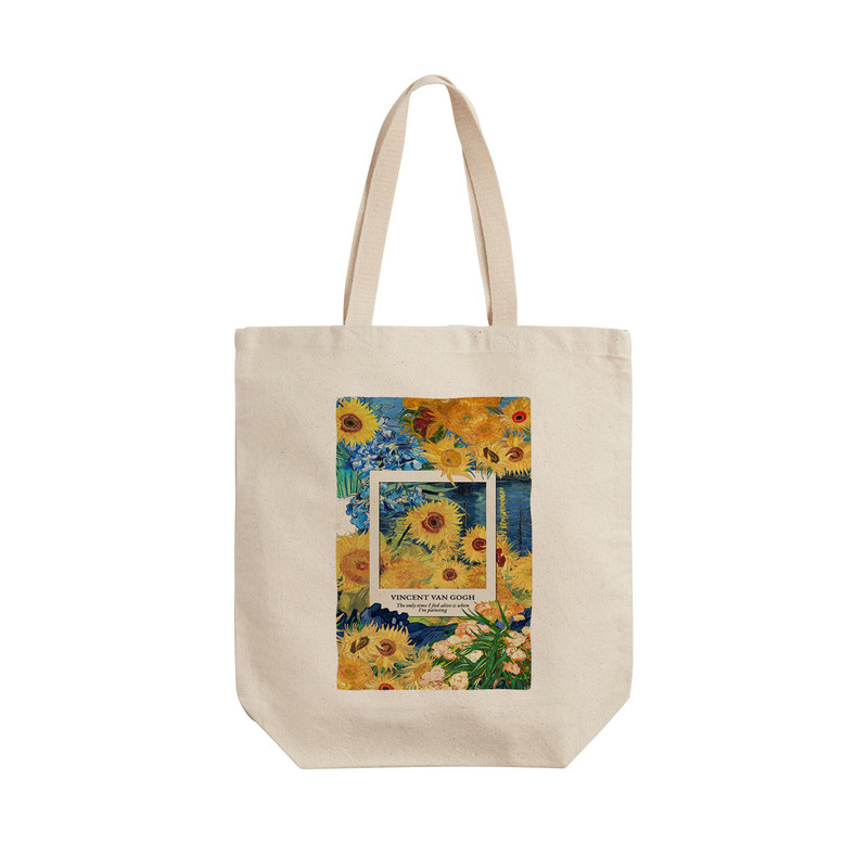 ساک خرید ترمه طراحان ایده مدل پترن ون گوگ کد strm01050 - L